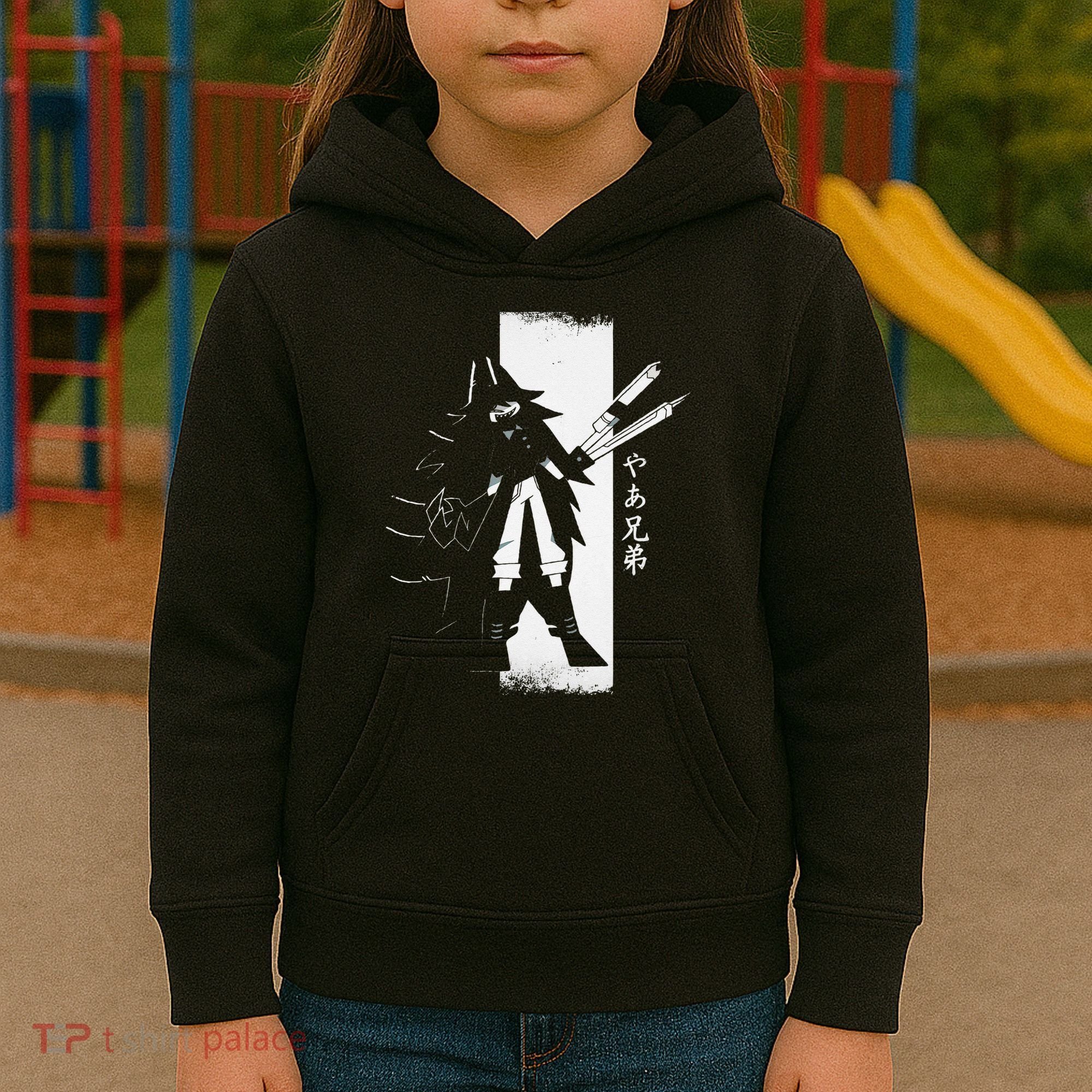 Samurai Girl Warrior Ukiyo Fpe Fundamental Paper Education Kids Hoodie