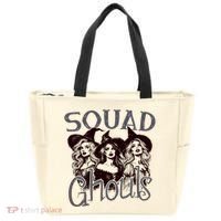 Squad Ghouls Witches Halloween Festive Tote Bag thumb 0