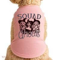 Squad Ghouls Witches Halloween Festive Doggie Tank thumb 0