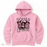 Squad Ghouls Witches Halloween Festive Hoodie thumb 0