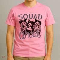 Squad Ghouls Witches Halloween Festive T-Shirt thumb 3
