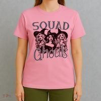 Squad Ghouls Witches Halloween Festive T-Shirt thumb 4
