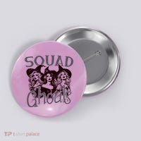 Squad Ghouls Witches Halloween Festive Button thumb 0