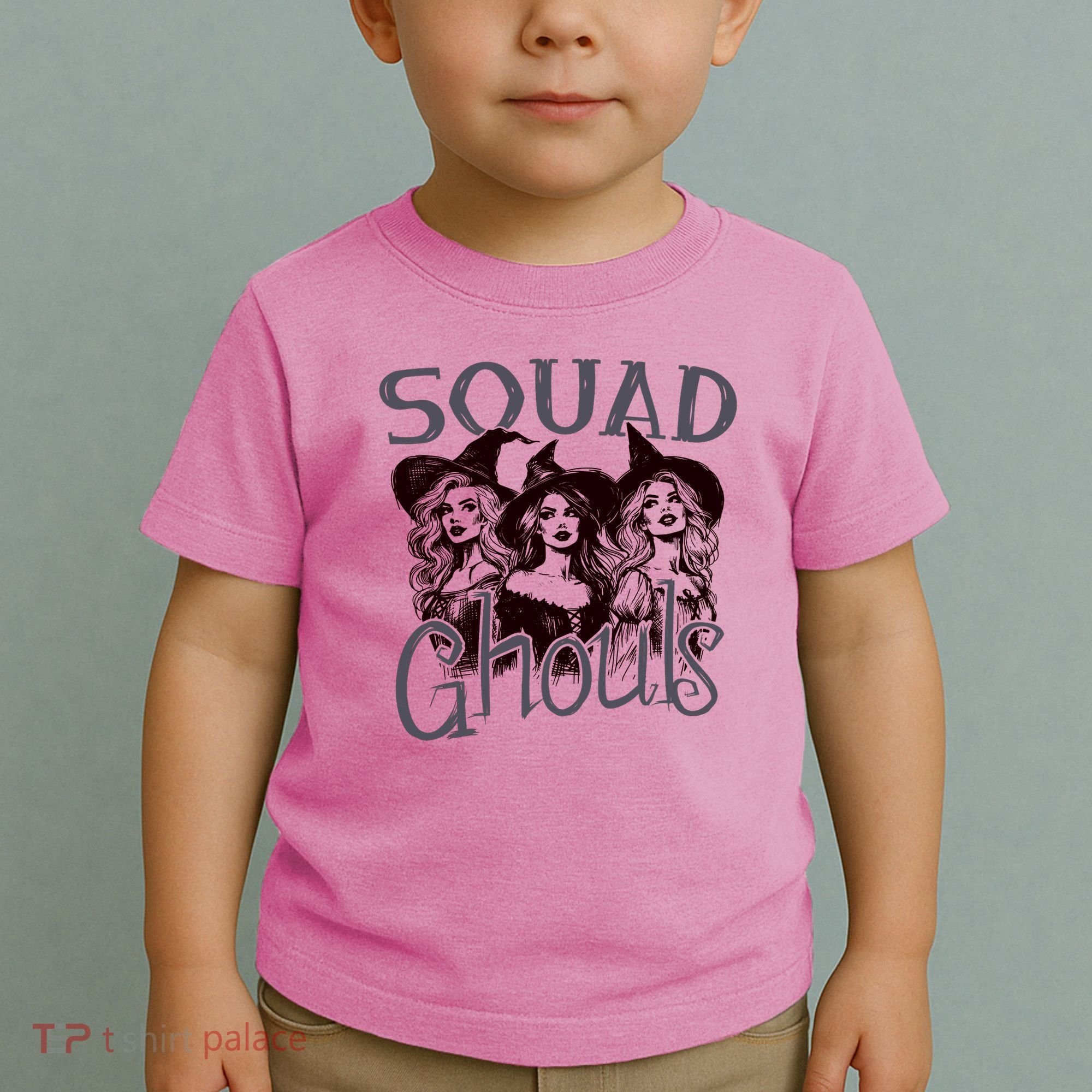 Squad Ghouls Witches Halloween Festive Toddler T-Shirt