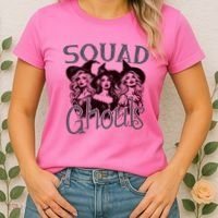 Squad Ghouls Witches Halloween Festive Women's T-Shirt thumb 2