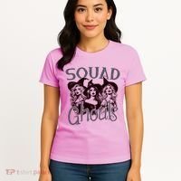 Squad Ghouls Witches Halloween Festive Women's T-Shirt thumb 4