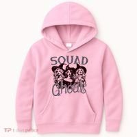 Squad Ghouls Witches Halloween Festive Kids Hoodie thumb 0