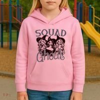 Squad Ghouls Witches Halloween Festive Kids Hoodie thumb 3