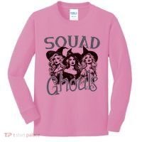 Squad Ghouls Witches Halloween Festive Kids Long Sleeve Shirt thumb 0
