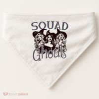Squad Ghouls Witches Halloween Festive USA-Made Doggie Bandana thumb 0