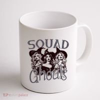 Squad Ghouls Witches Halloween Festive Coffee Mug thumb 1