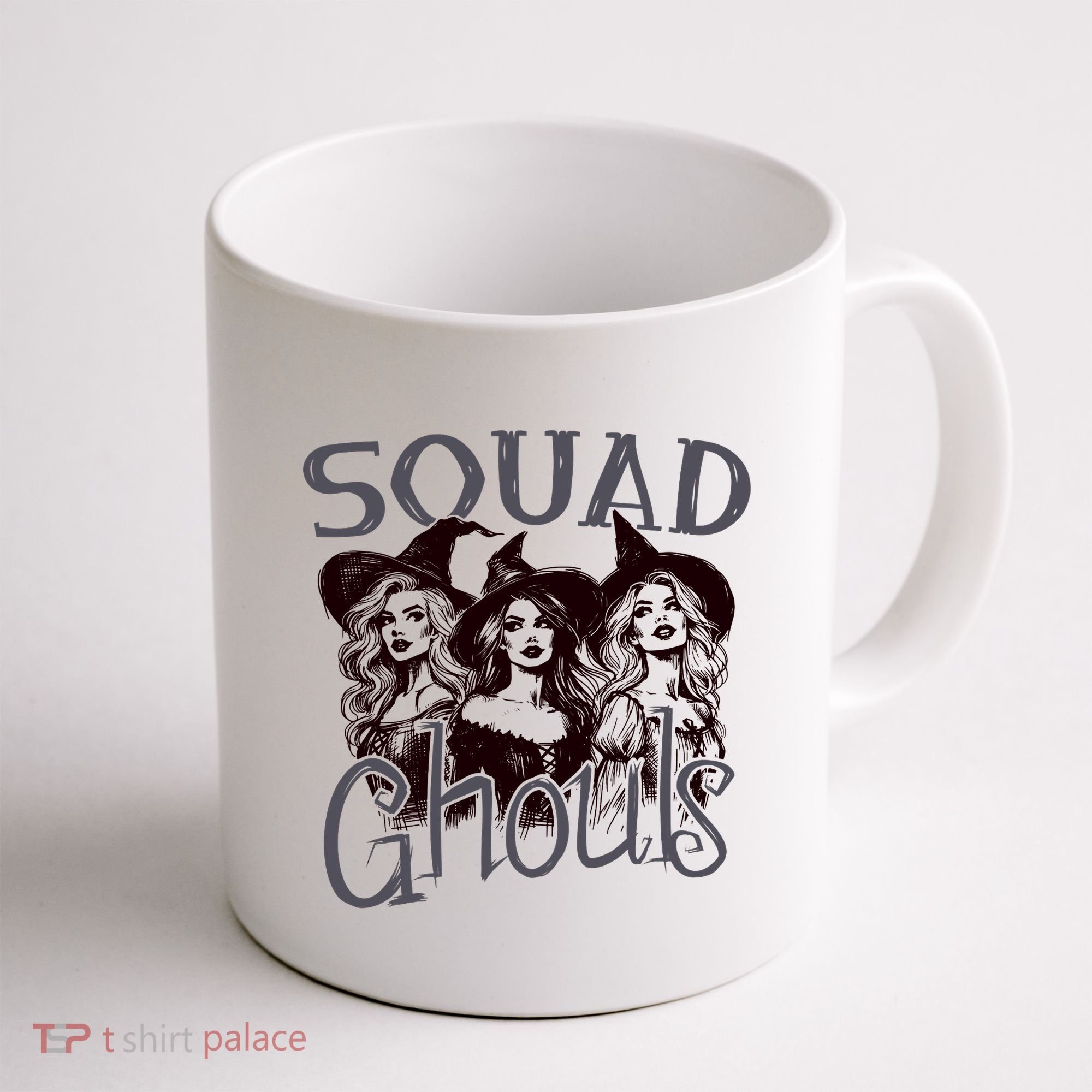 Squad Ghouls Witches Halloween Festive Coffee Mug