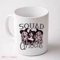 Squad Ghouls Witches Halloween Festive Coffee Mug thumb 0