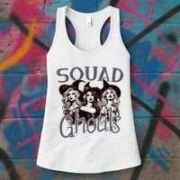 Squad Ghouls Witches Halloween Festive Women's Tank Top thumb 3
