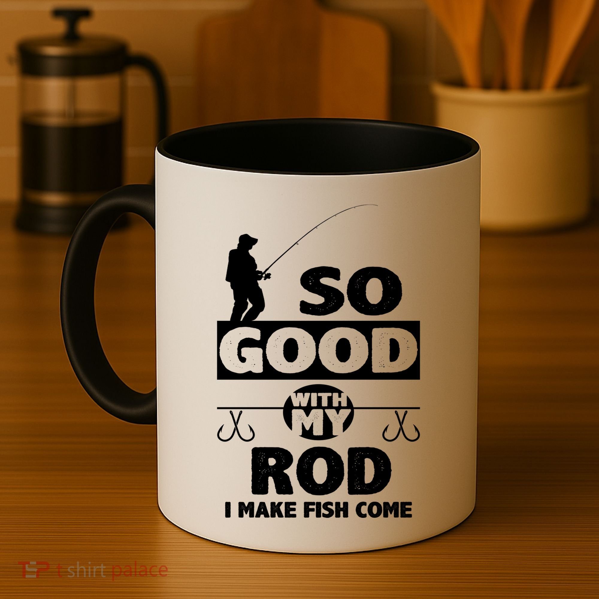 So Good With My Rod Funny FIshing Coffee Mug