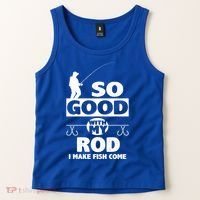 So Good With My Rod Funny FIshing Tank Top thumb 2