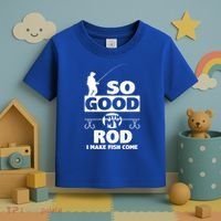 So Good With My Rod Funny FIshing Toddler T-Shirt thumb 3