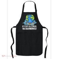 Stop Global Warming Climate Change Awareness Earth Day Apron thumb 0