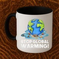 Stop Global Warming Climate Change Awareness Earth Day Coffee Mug thumb 2