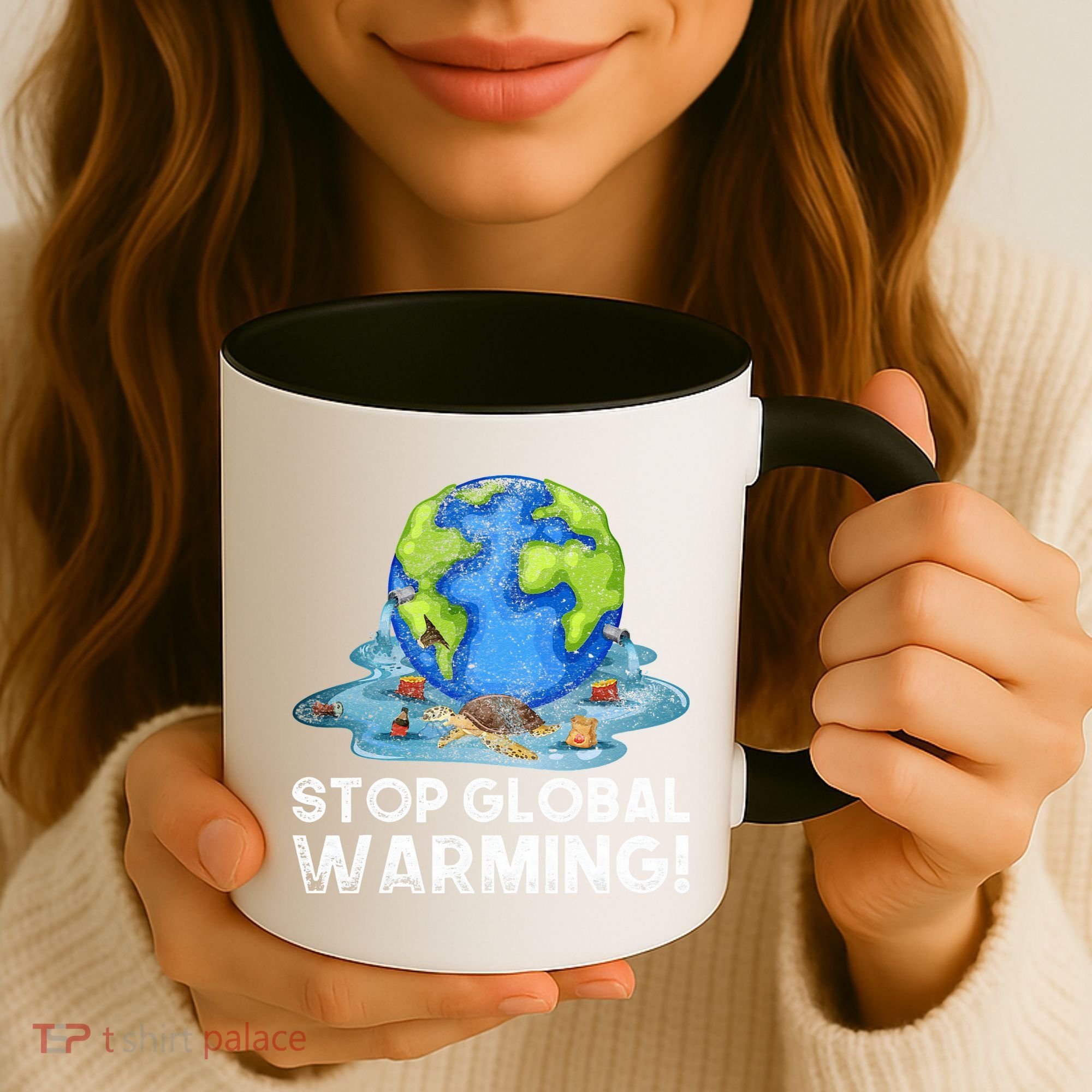 Stop Global Warming Climate Change Awareness Earth Day Coffee Mug