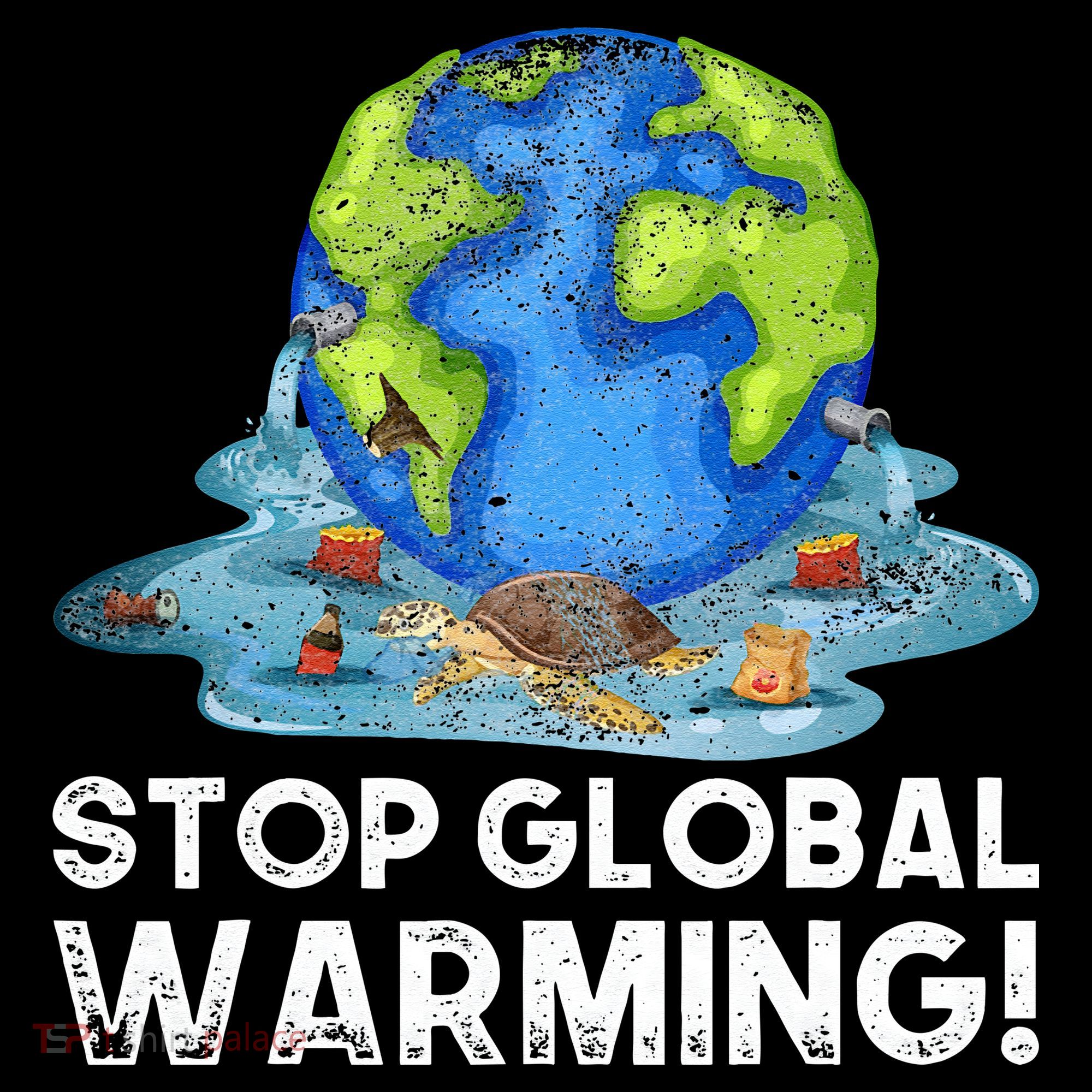 Stop Global Warming Climate Change Awareness Earth Day Coaster