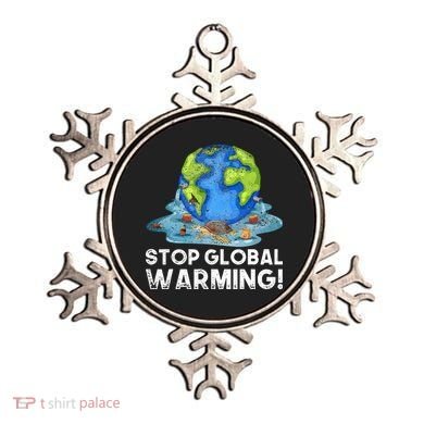 Stop Global Warming Climate Change Awareness Earth Day Ornament
