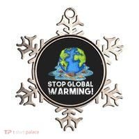 Stop Global Warming Climate Change Awareness Earth Day Ornament thumb 0