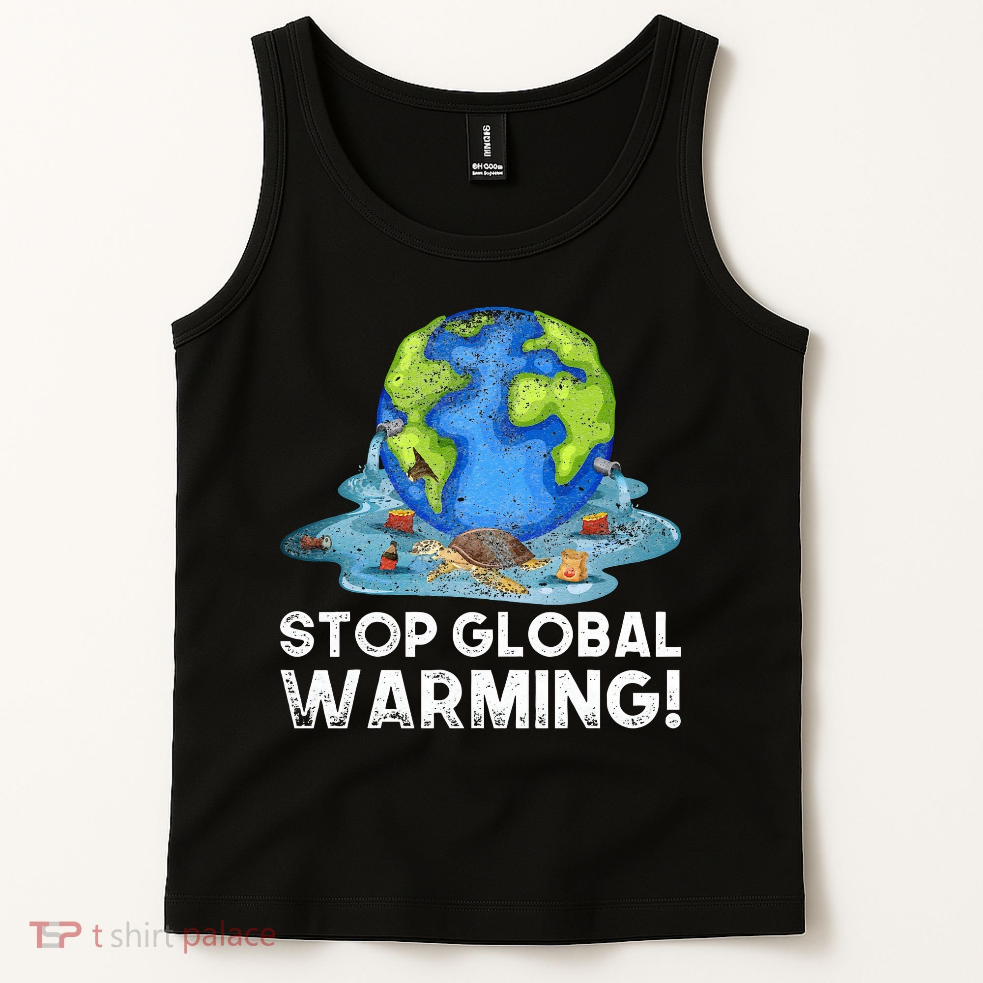 Stop Global Warming Climate Change Awareness Earth Day Tank Top