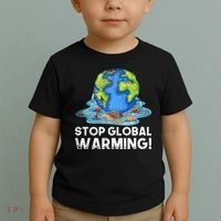 Stop Global Warming Climate Change Awareness Earth Day Toddler T-Shirt thumb 2