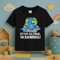 Stop Global Warming Climate Change Awareness Earth Day Toddler T-Shirt thumb 3