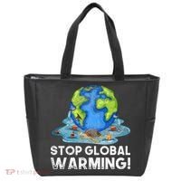 Stop Global Warming Climate Change Awareness Earth Day Tote Bag thumb 0