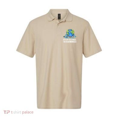 Stop Global Warming Climate Change Awareness Earth Day Polo