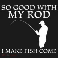 SO GOOD WITH MY ROD I MAKE FISH COME Coaster thumb 2