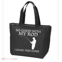 SO GOOD WITH MY ROD I MAKE FISH COME Tote Bag thumb 3