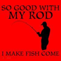 SO GOOD WITH MY ROD I MAKE FISH COME Santa Hat thumb 1