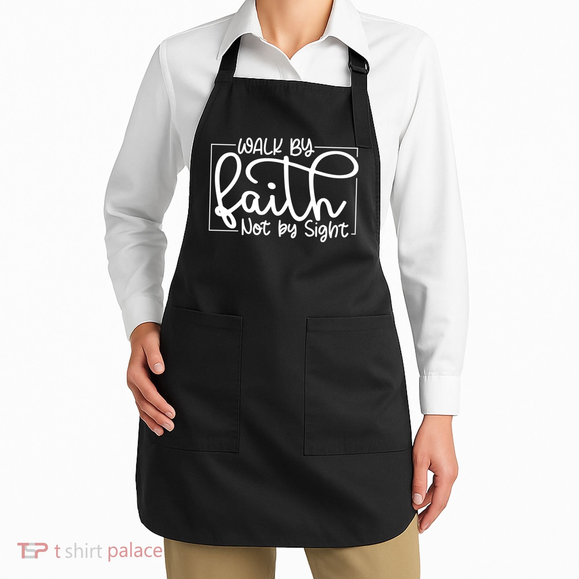 Shine Green Walk By Faith Apron