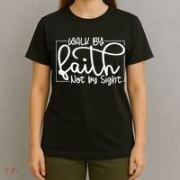 Shine Green Walk By Faith T-Shirt thumb 4