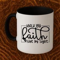 Shine Green Walk By Faith Coffee Mug thumb 2