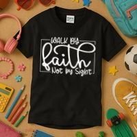 Shine Green Walk By Faith Kids T-Shirt thumb 3