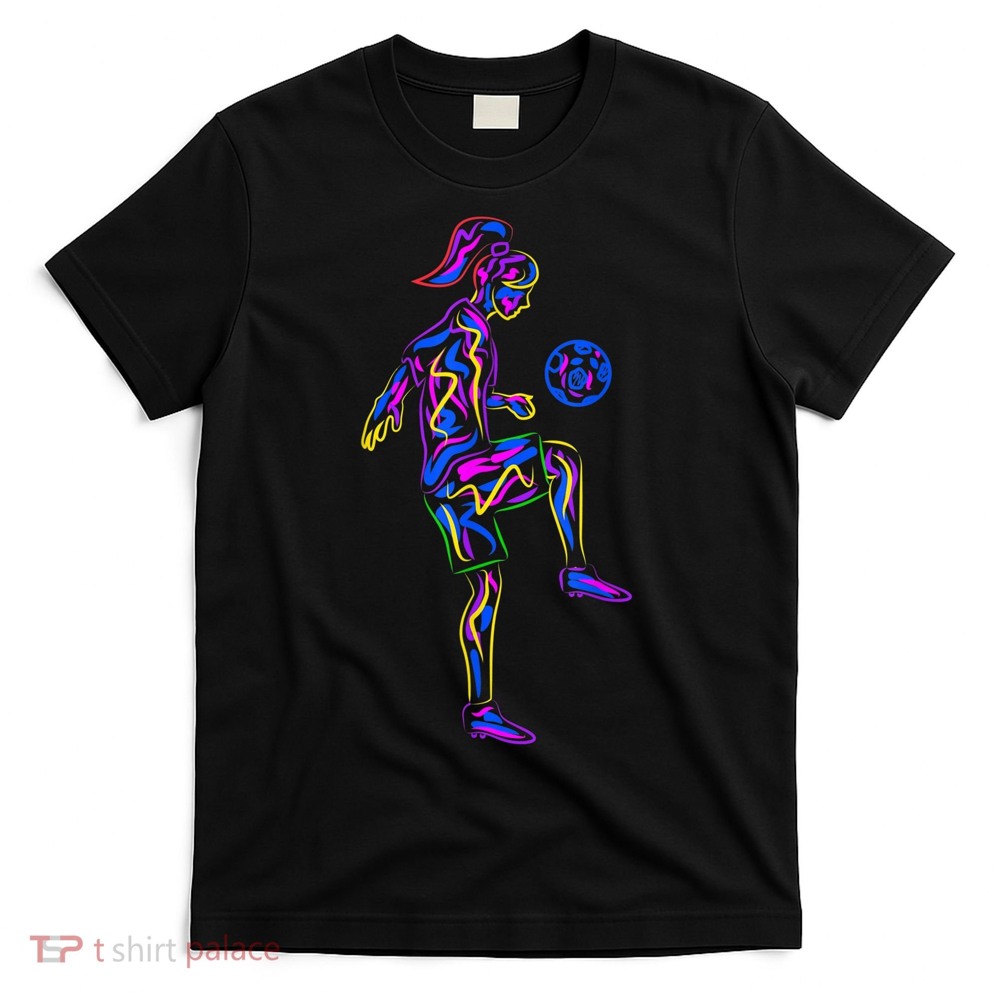 Soccer Girl Youth Women Players TShirt T-Shirt