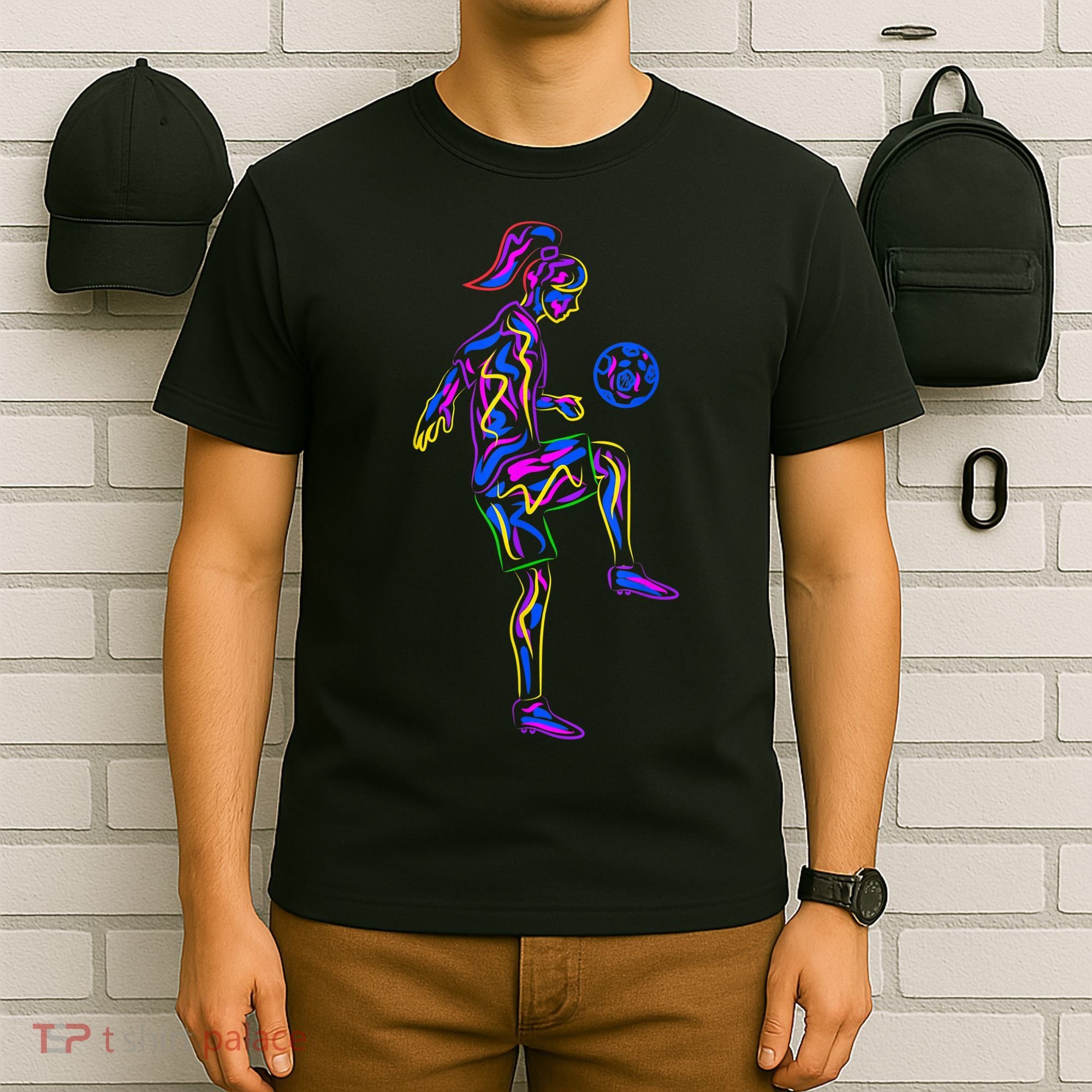 Soccer Girl Youth Women Players TShirt T-Shirt