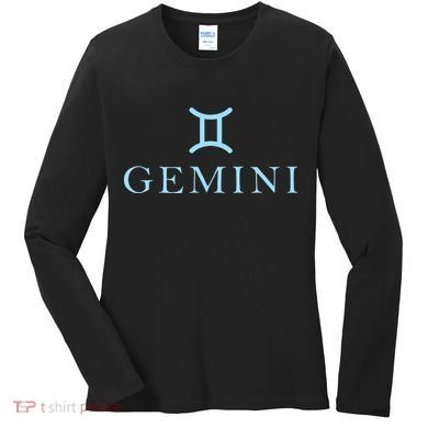 Sign Gemini Zodiac Women's Long Sleeve Shirt