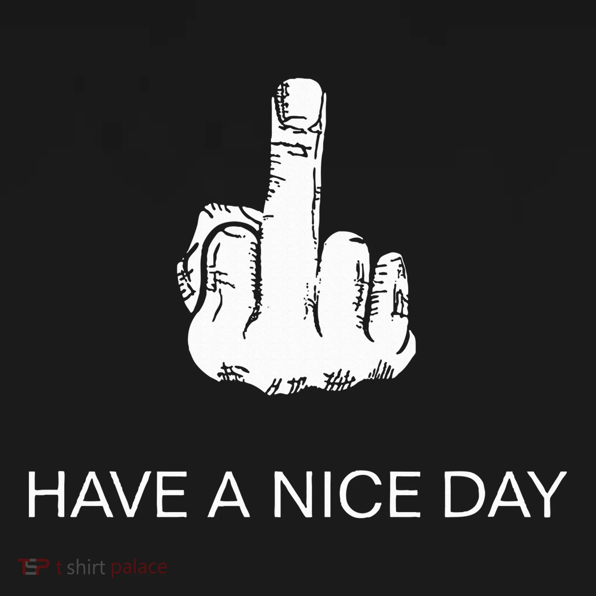 Sarcastic Have A Nice Day Middle Finger Funny Ornament