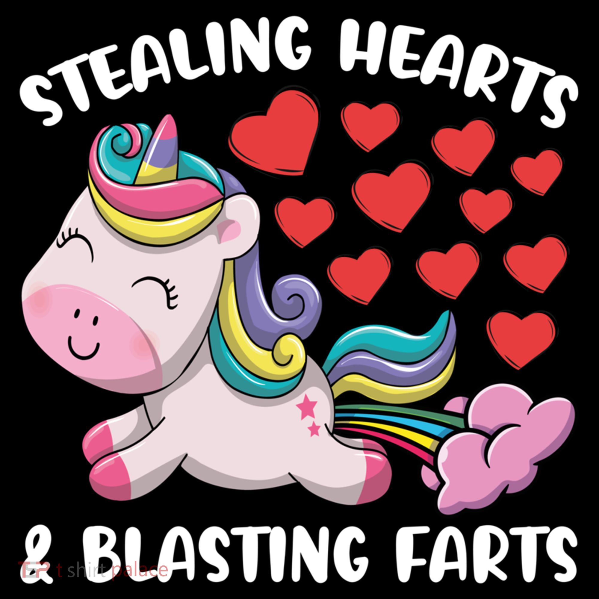 Stealing Hearts And Blasting Farts Valentines Unicorn Gift Coffee Mug