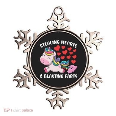 Stealing Hearts And Blasting Farts Valentines Unicorn Gift Ornament