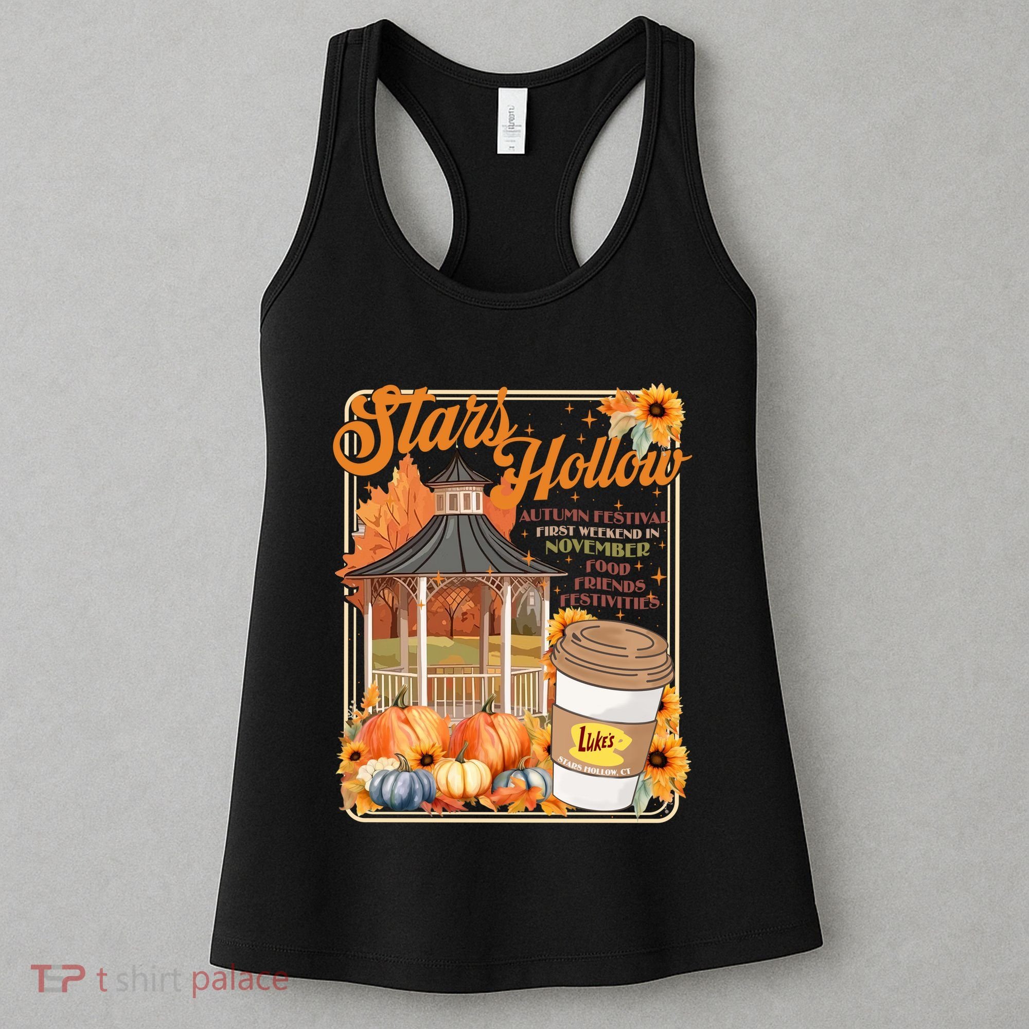 Stars Hollow Autumn Festival First Weekend On November Gilmore Fall Vibe Women's Tank Top