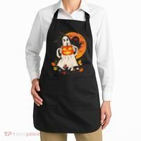 Spooky Halloween Autumn Ghost Jackolantern Apron thumb 2