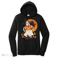 Spooky Halloween Autumn Ghost Jackolantern Women's Hoodie thumb 0