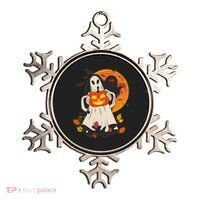 Spooky Halloween Autumn Ghost Jackolantern Ornament thumb 0