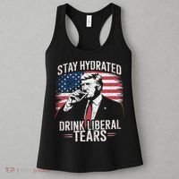 Stay Hydrated And Drink LiberalS Tears Trump 2025 Women's Tank Top thumb 3